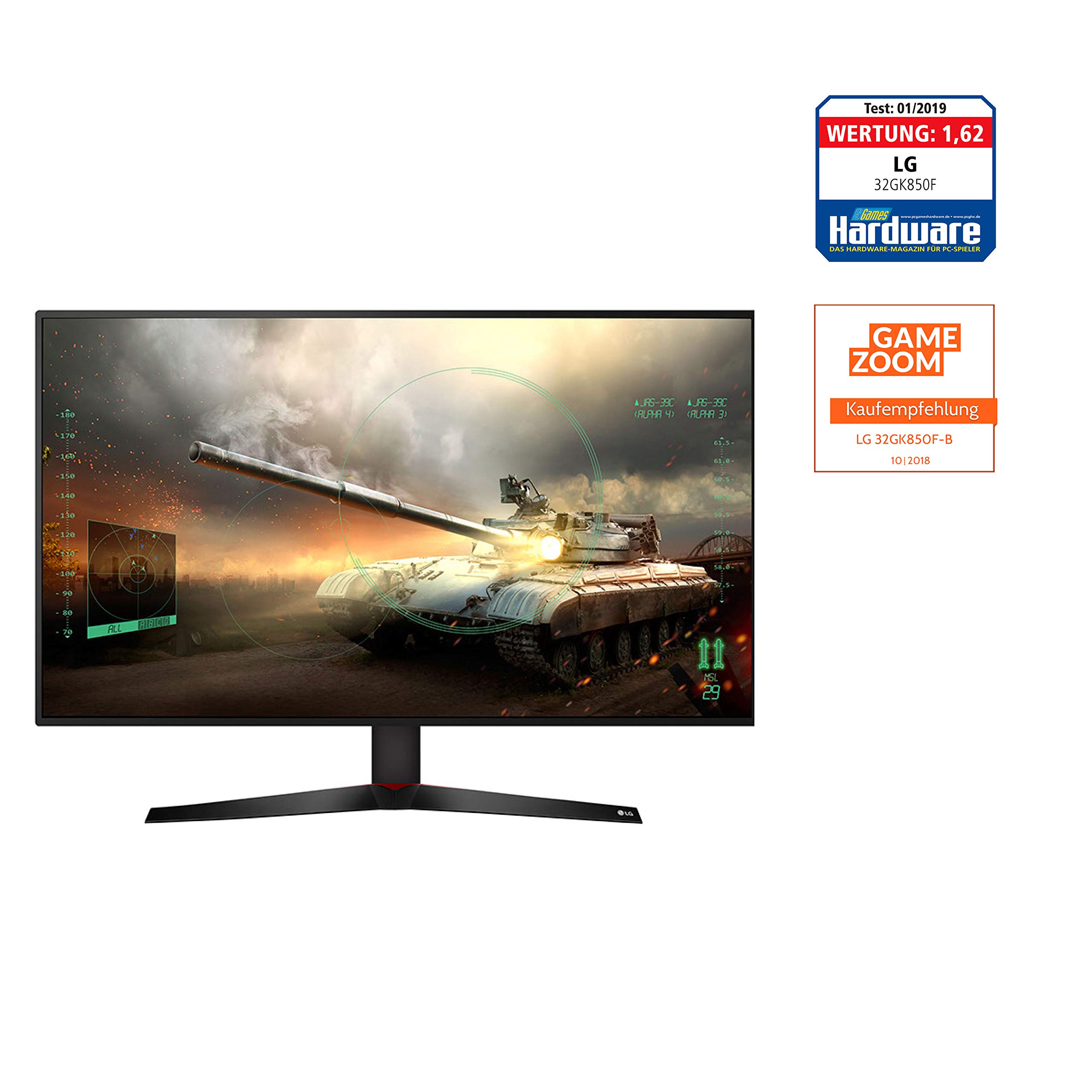 LG ゲーミングモニター 31.5インチ WQHD 144Hz 32GK850F Amazon.co.jp: LG ゲーミングモニター ディスプレイ 32GK850F-B